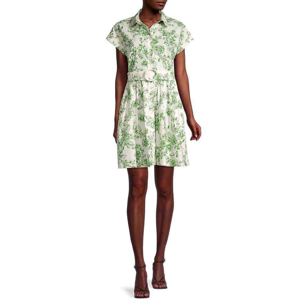 Rachel Parcell Printed Cotton Minidress